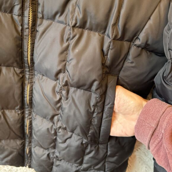 Gap Down Jacket Puffer‎ Women's Medium Black Red Lining - Picture 7 of 14